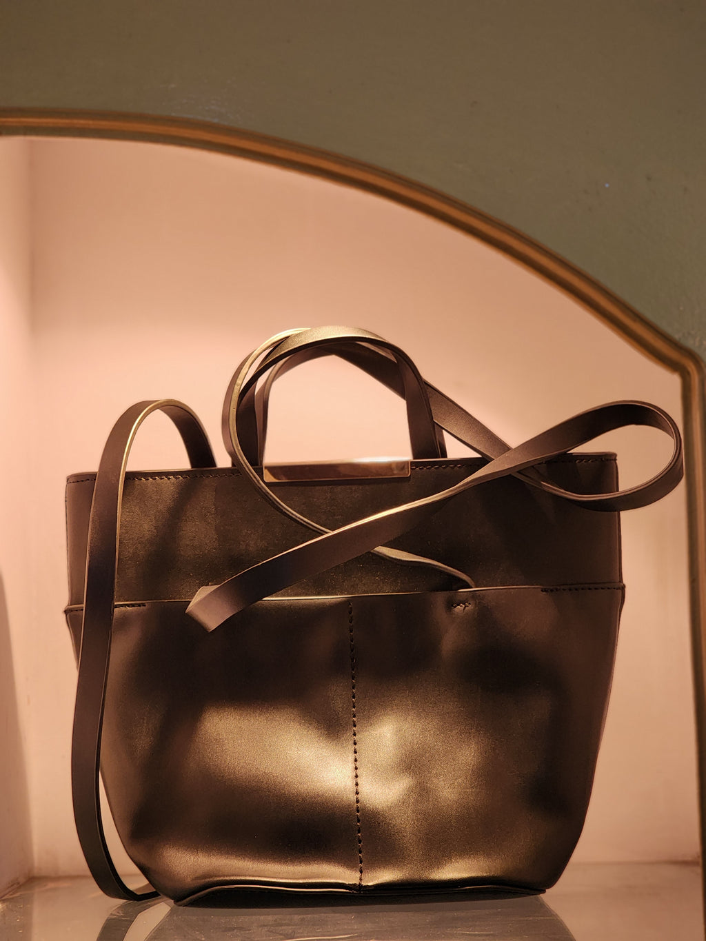 ZARA FAUX LEATHER BAG